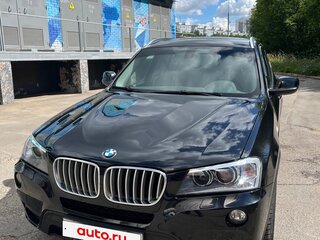 2013 BMW X3 28i xDrive II (F25), чёрный, 2100000 рублей, вид 2