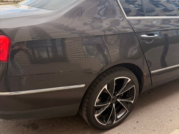 2008 Volkswagen Passat B6, чёрный - вид 4