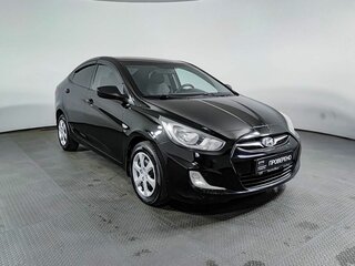 2014 Hyundai Solaris I, чёрный, 789500 рублей, вид 3