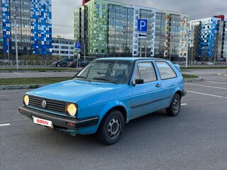 1986 Volkswagen Golf II, голубой, 210000 рублей, вид 1