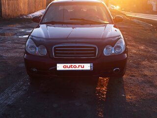 2007 Hyundai Sonata ТагАЗ IV (EF) Рестайлинг, красный, 299000 рублей, вид 2