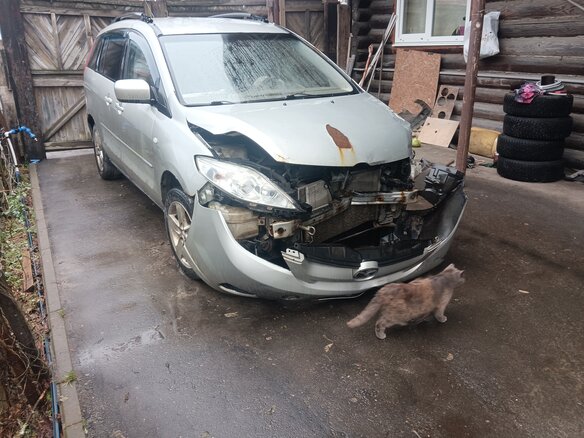 2007 Mazda 5 I (CR), серый, 150000 рублей - вид 10