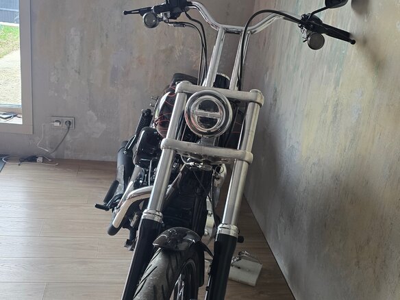 2014 Harley-Davidson Dyna Wide Glide, чёрный, 890000 рублей - вид 7