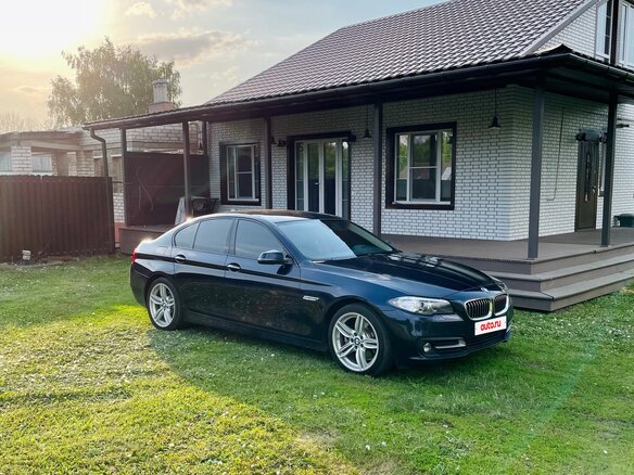 2015 BMW 5 серии 520d VI (F10/F11/F07) Рестайлинг, синий, 2700000 рублей - вид 1