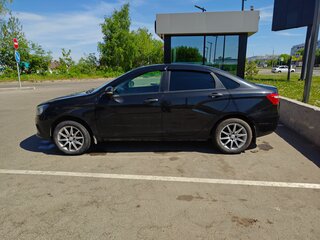 2016 Lada (ВАЗ) Vesta I, чёрный, 410000 рублей, вид 4