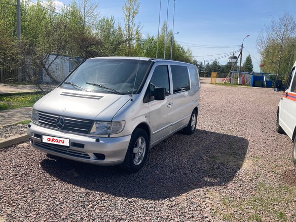 2001 Mercedes-Benz Vito 110 CDI L1 I (W638), серебристый, 599000 рублей