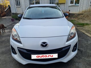 2013 Mazda 3 II (BL) Рестайлинг, белый, 1200000 рублей, вид 2