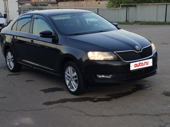 2018 Skoda Rapid I Рестайлинг, чёрный, 1210000 рублей