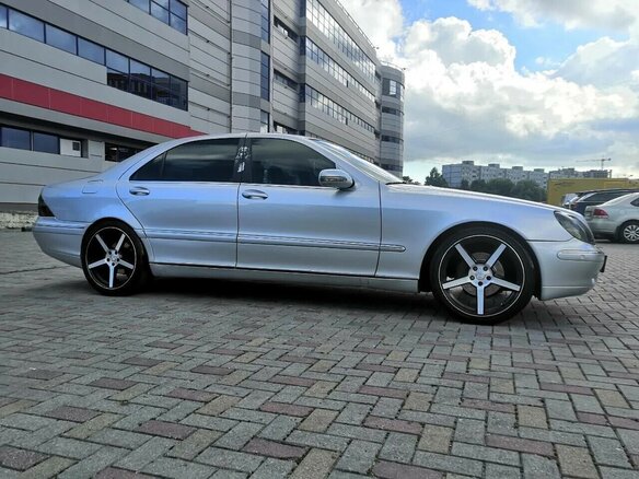 2000 Mercedes-Benz S-Класс 320 Long IV (W220), серебристый - вид 6