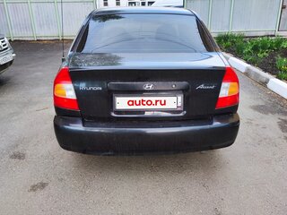2008 Hyundai Accent ТагАЗ II, чёрный, 399000 рублей, вид 4