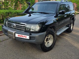 2005 Toyota Land Cruiser 105 100 Series Рестайлинг 2, чёрный, 2650000 рублей, вид 1