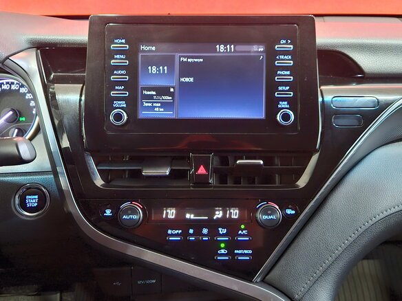 2021 Toyota Camry VIII (XV70) Рестайлинг, чёрный, 2219000 рублей - вид 11