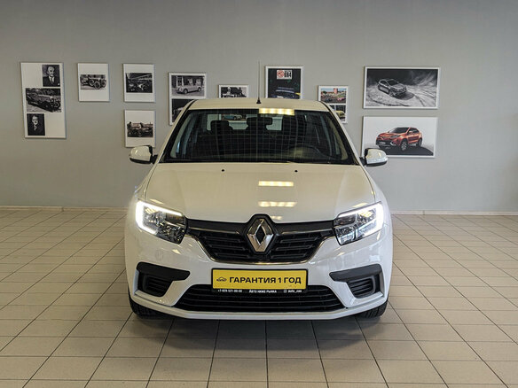 2021 Renault Logan II Рестайлинг, белый, 949500 рублей - вид 2