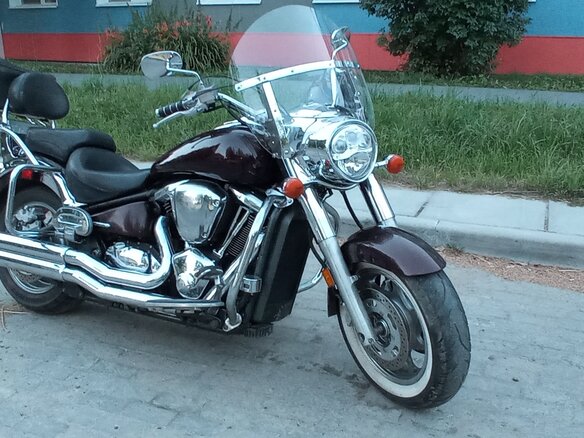 2004 Kawasaki VN2000 Vulcan, красный, 750000 рублей - вид 2