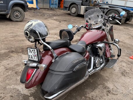 2007 Yamaha XVS1300, красный, 550000 рублей, вид 4