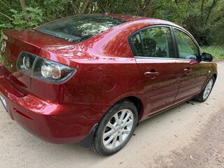 2008 Mazda 3 I (BK) Рестайлинг, красный, 690000 рублей, вид 4