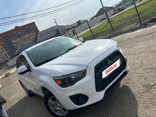2014 Mitsubishi ASX I Рестайлинг, белый, 1290000 рублей, вид 3