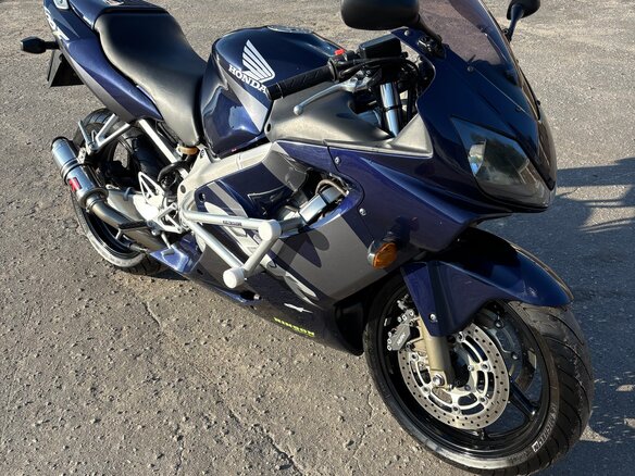 2002 Honda CBR 600F, синий, 510000 рублей - вид 1