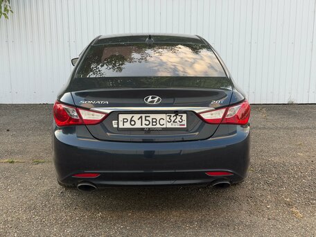 2011 Hyundai Sonata VI (YF), синий, 1110000 рублей, вид 3