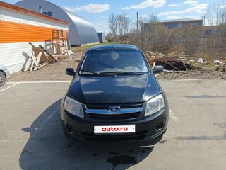 2013 Lada (ВАЗ) Granta I, чёрный, 350000 рублей, вид 3