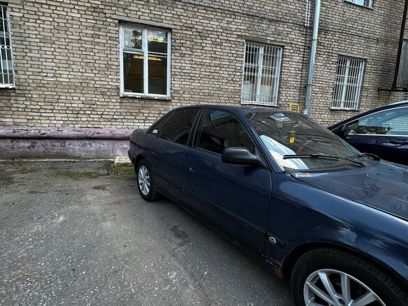 1991 Audi 100 IV (C4), синий - вид 4