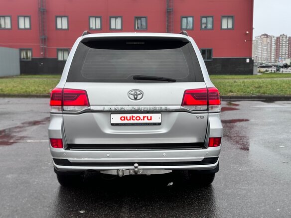 2012 Toyota Land Cruiser 200 Series Рестайлинг 1, серебристый - вид 20