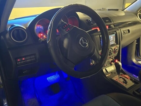 2007 Mazda 3 I (BK) Рестайлинг, синий, 599000 рублей - вид 5