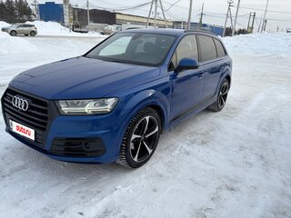 2017 Audi Q7 II (4M), синий, 4750000 рублей, вид 1
