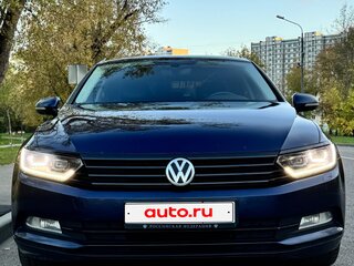 2016 Volkswagen Passat B8, синий, 2000000 рублей, вид 3