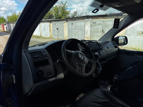 2010 Volkswagen Transporter T5 Рестайлинг, синий, 750000 рублей - вид 6