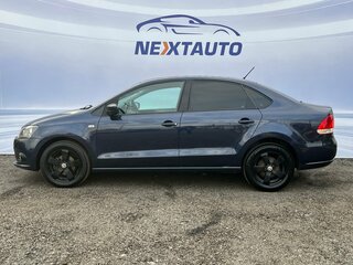 2014 Volkswagen Polo V, синий, 876400 рублей, вид 2