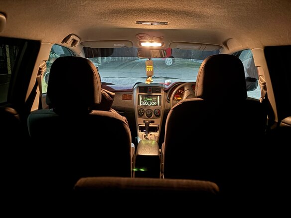 2006 Toyota Corolla Fielder X (E140, E150), серебристый, 550000 рублей - вид 6