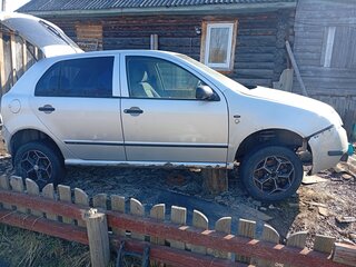 2001 Skoda Fabia I, серебристый, 70000 рублей, вид 1