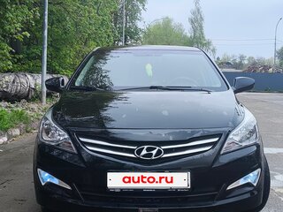 2016 Hyundai Solaris I Рестайлинг, чёрный, 900000 рублей, вид 2