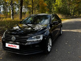 2016 Volkswagen Jetta VI Рестайлинг, чёрный, 1360000 рублей, вид 1
