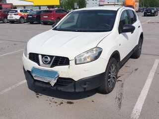 2013 Nissan Qashqai I Рестайлинг, белый, 860000 рублей, вид 1