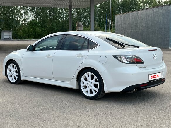 2008 Mazda 6 II (GH), белый, 800000 рублей - вид 6