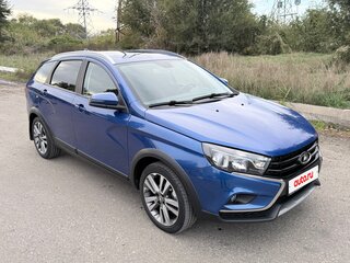 2020 Lada (ВАЗ) Vesta SW Cross I, синий, 1450000 рублей, вид 3