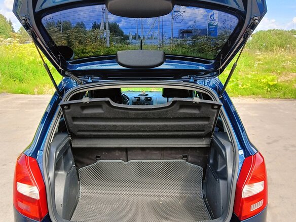 2012 Skoda Fabia II Рестайлинг, синий, 480000 рублей - вид 15