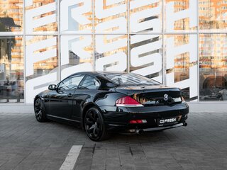 2005 BMW 6 серии 645i II (E63/E64), чёрный, 1225000 рублей, вид 2
