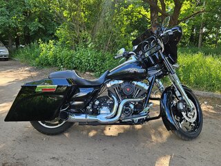 2012 Harley-Davidson Street Glide, чёрный, 950000 рублей, вид 4