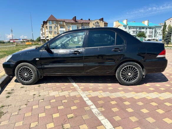 2007 Mitsubishi Lancer IX Рестайлинг, чёрный - вид 2