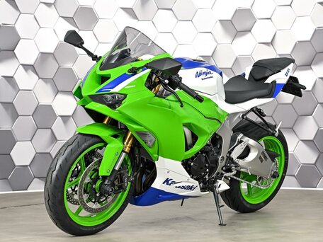 2024 Kawasaki ZX-6R Ninja, зелёный, 1299000 рублей, вид 2