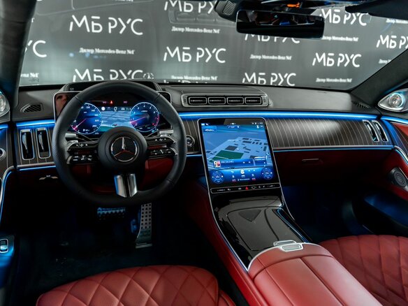 2024 Mercedes-Benz S-Класс 500 Long 4MATIC VII (W223), чёрный, 24351779 рублей - вид 13