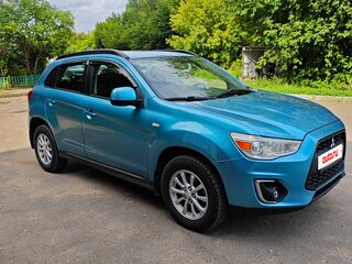 2013 Mitsubishi ASX I Рестайлинг, голубой, 755000 рублей, вид 4