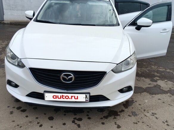2017 Mazda 6 III (GJ) Рестайлинг, белый, 1570000 рублей - вид 1