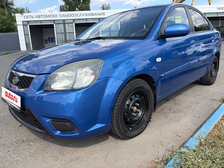 2011 Kia Rio II Рестайлинг, синий, 520000 рублей, вид 1