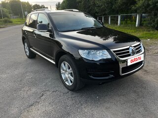 2009 Volkswagen Touareg I Рестайлинг, чёрный, 1250000 рублей, вид 4