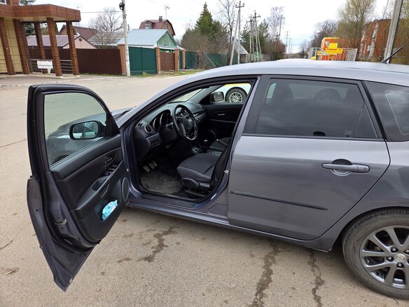 2008 Mazda 3 I (BK) Рестайлинг, серый, 550000 рублей - вид 9