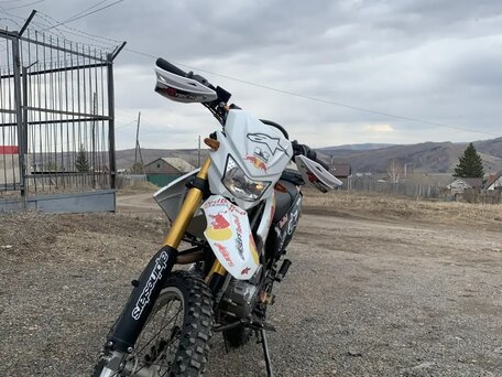 2012 Kawasaki D-tracker 125, белый, 300000 рублей, вид 3
